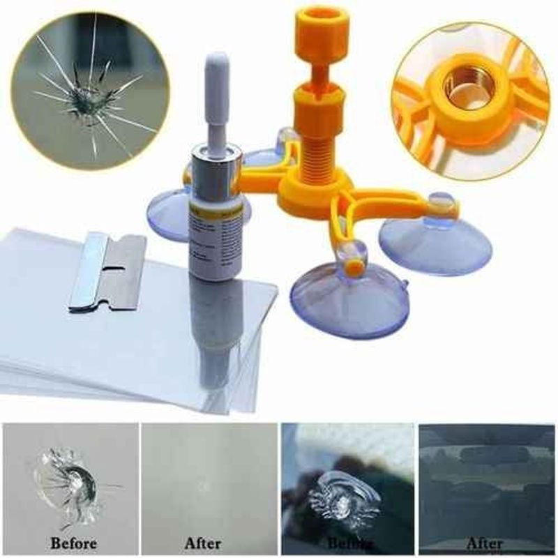 طقم اصلاح الزجاج الأمامي Windchield