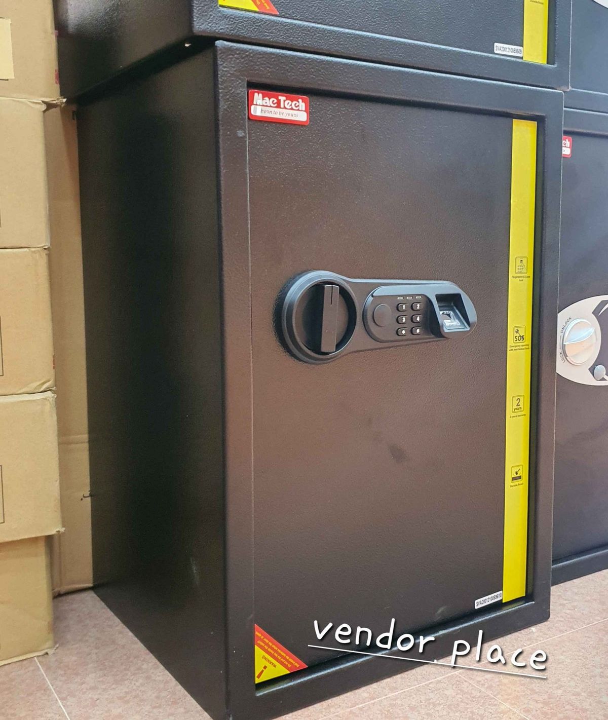 Coffre fort Grand model Mac Tech empreinte