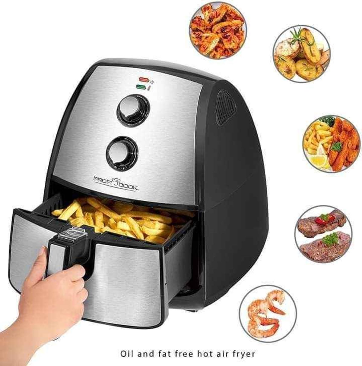 Friteuse sans huile 3.5L 1500W