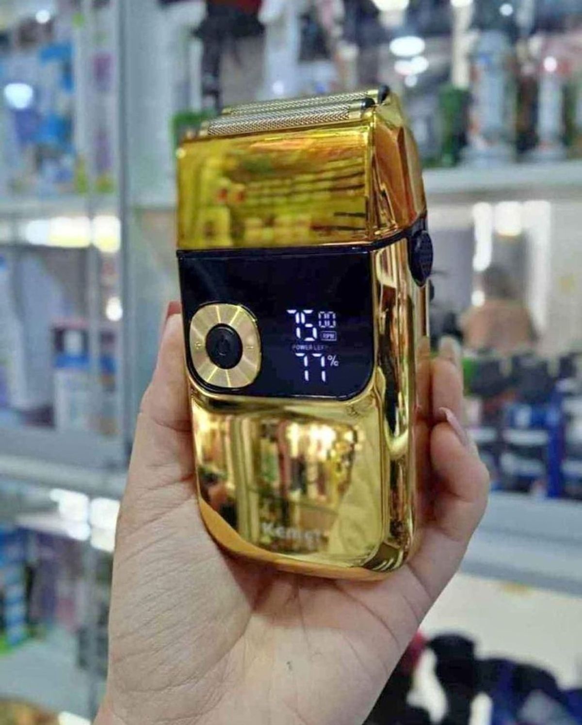 Rasoir KEMEI 2028 gold original