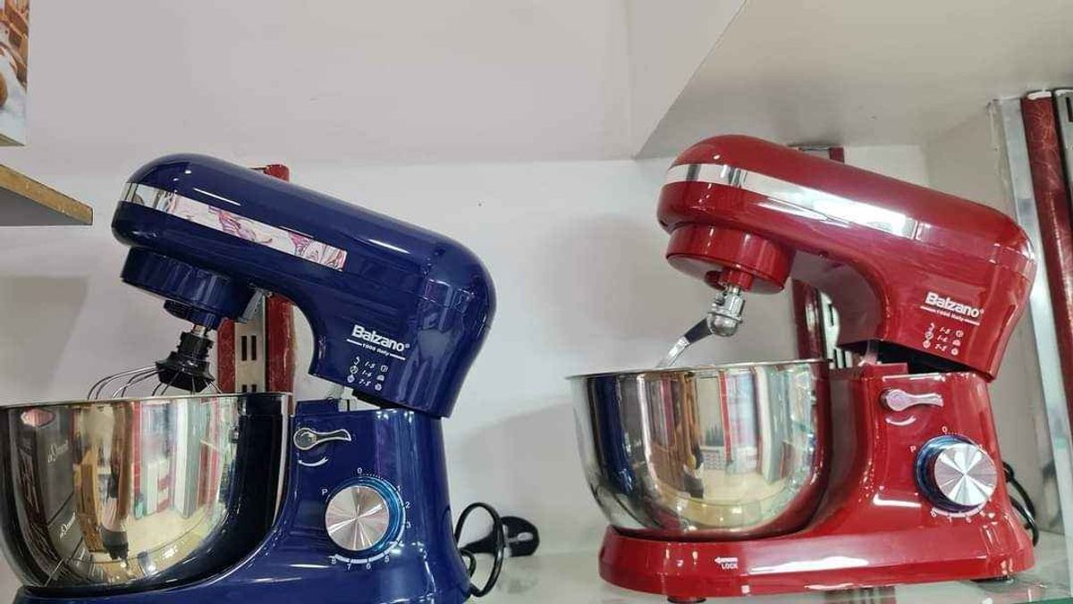 Balzano pétrin 4.5 litres italienne original rouge / blue