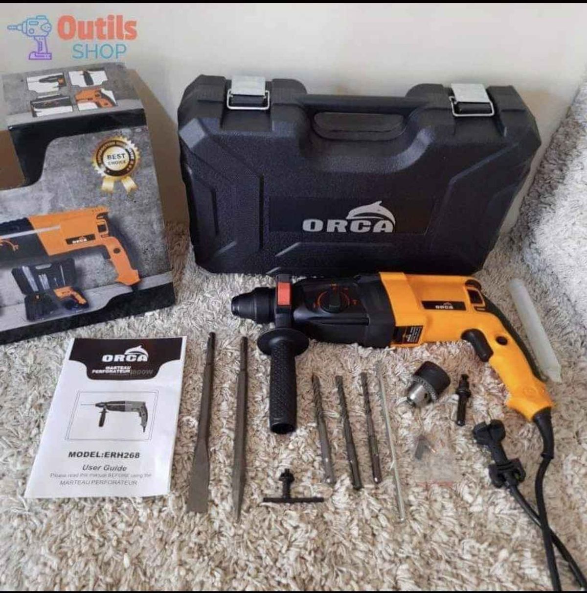 Hilti marteau piqueur perforateur ORCA 800W