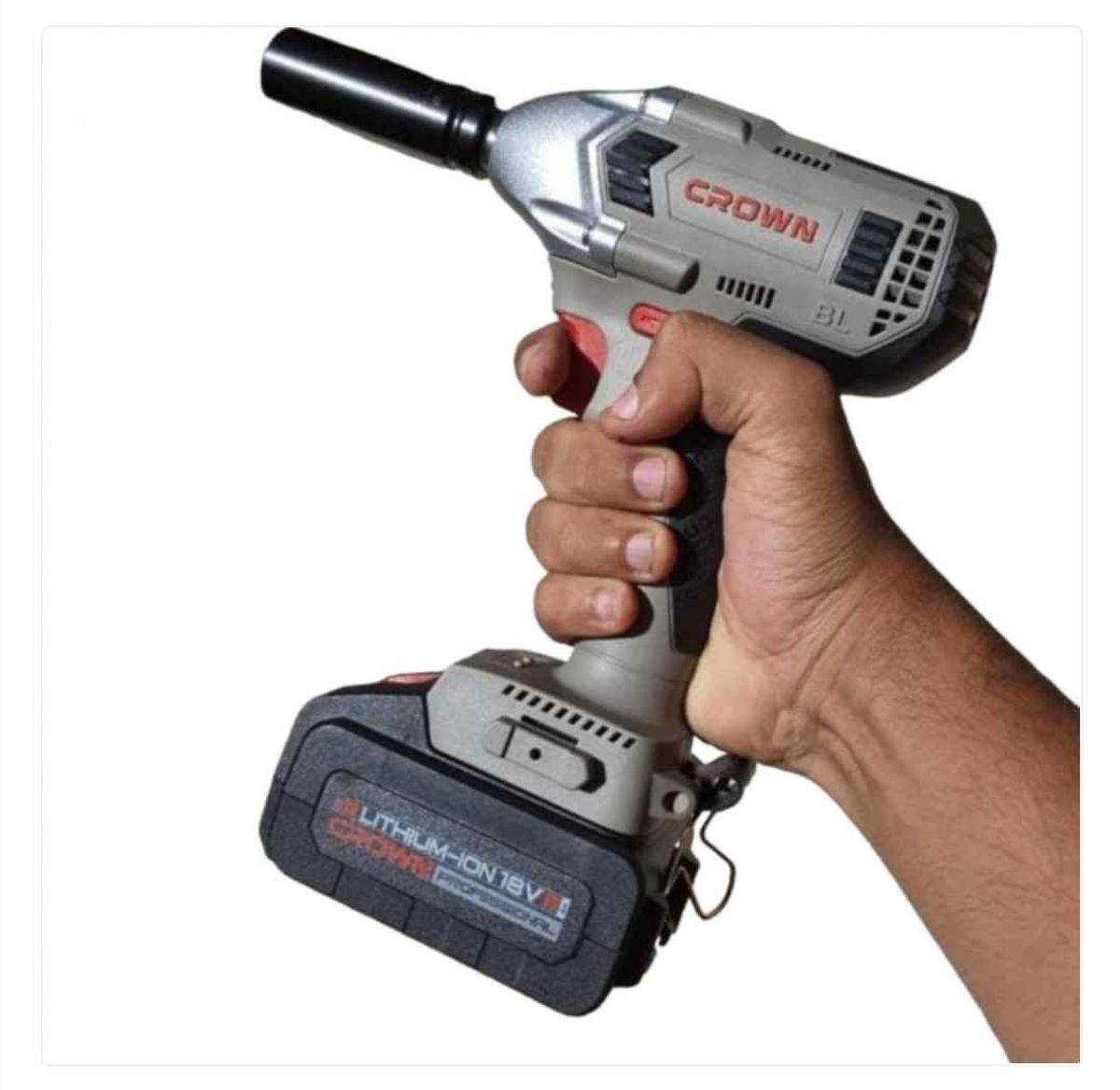Clé à choc crown a batterie 18v