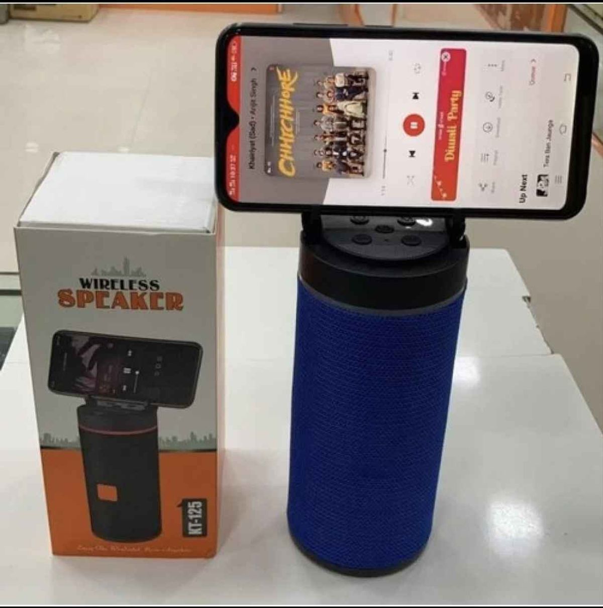 Wirless speaker kt125/baffe حامل للهاتف