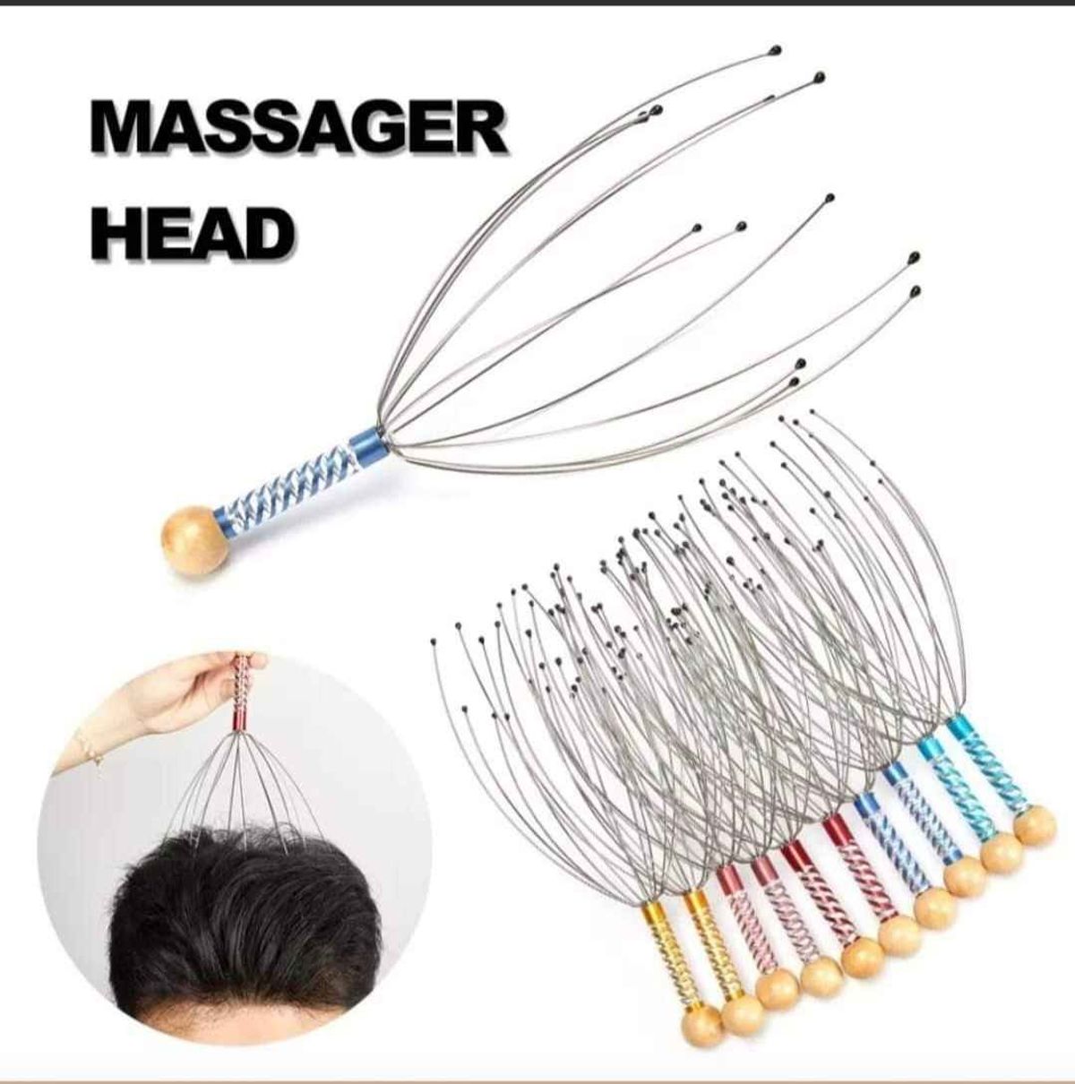 Relaxant de la tête Spin مساج للرأس