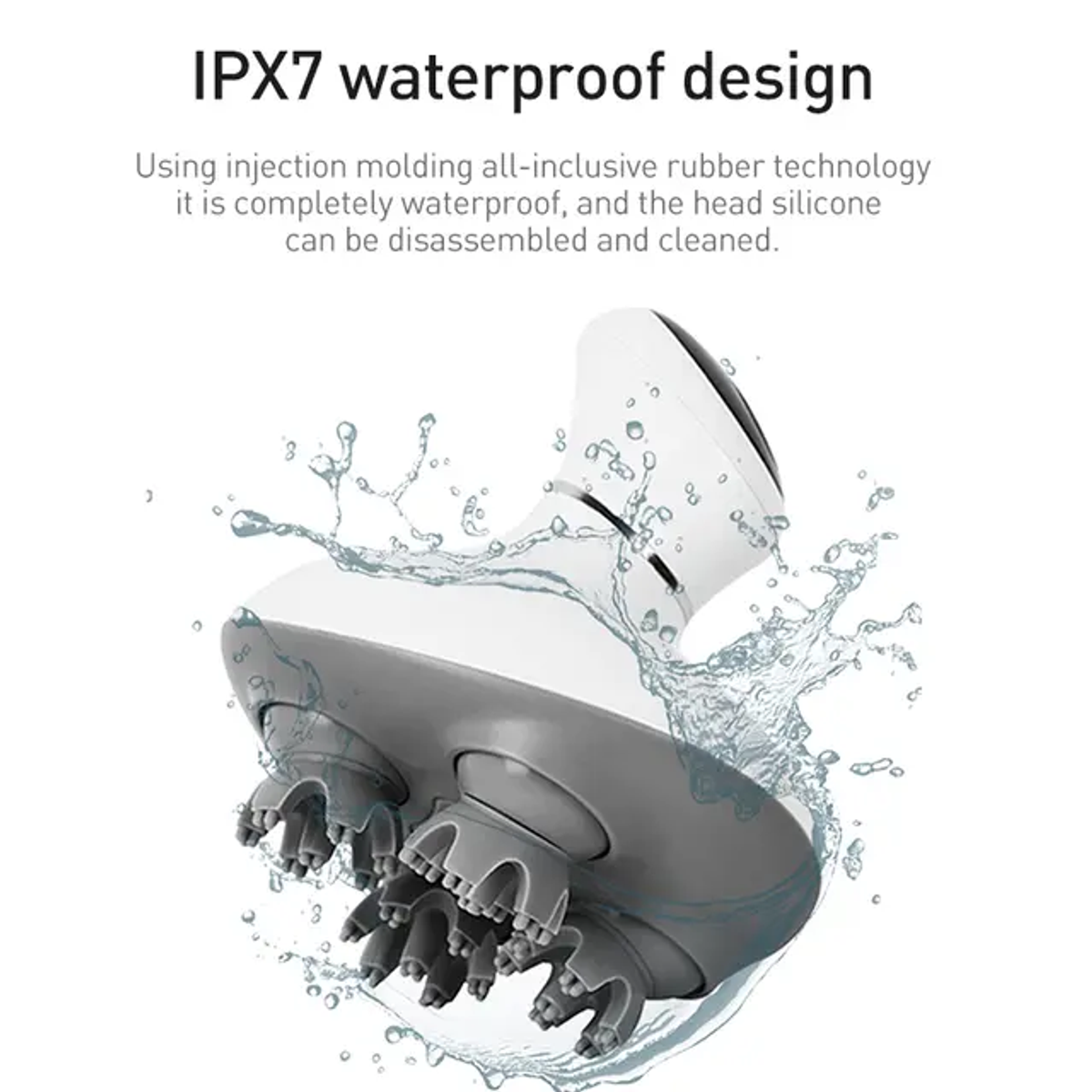 Masseur électrique du cuir chevelu Tête Spa Thérapie Massage Portable Imperméable à l’eau pour Muscle Relax Circulation Sanguine