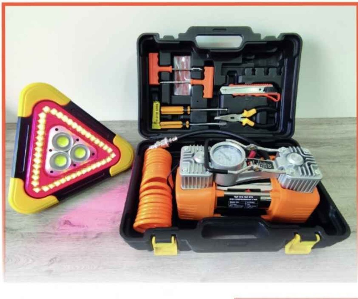 Pack Gonfleur Orca valise + triangle signalisation