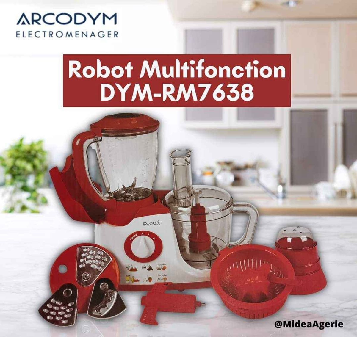 Robot Arcodym multi-fonctions HR-7638
